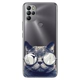 Senada General Mobile Gm 21 Pro İle Uyumlu Kılıf Silikon Desenli Tam Koruma Resimli Cix Kedi