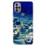 Senada General Mobile Gm 21 Pro İle Uyumlu Kılıf Silikon Desenli Tam Koruma Resimli Cold Village