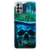 Senada General Mobile Gm 21 Pro İle Uyumlu Kılıf Silikon Desenli Tam Koruma Resimli Gizemli Orman