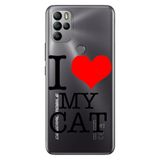 Senada General Mobile Gm 21 Pro İle Uyumlu Kılıf Silikon Desenli Tam Koruma Resimli İlovecat