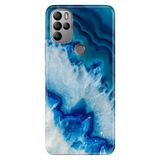 Senada General Mobile Gm 21 Pro İle Uyumlu Kılıf Silikon Desenli Tam Koruma Resimli Koyu Ametist