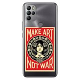 Senada General Mobile Gm 21 Pro İle Uyumlu Kılıf Silikon Desenli Tam Koruma Resimli Make Art