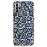 Senada General Mobile Gm 21 Pro İle Uyumlu Kılıf Silikon Desenli Tam Koruma Resimli Mavi Dokunuş