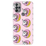 Senada General Mobile Gm 21 Pro İle Uyumlu Kılıf Silikon Desenli Tam Koruma Resimli Unicorn Donut