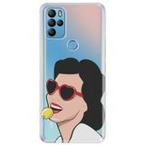 Senada General Mobile Gm 21 Pro İle Uyumlu Kılıf Uyumlu 0.4Mm Lazer Kesim Silikon Kapak Bayan Loli