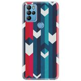Senada General Mobile Gm 21 Pro İle Uyumlu Kılıf Uyumlu 0.4Mm Lazer Kesim Silikon Kapak Mavi Şerit
