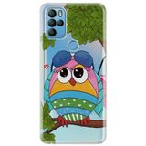 Senada General Mobile Gm 21 Pro Uyumlu İle Uyumlu Kılıf 0.4Mm Lazer Kesim Silikon Kapak Cool Baykuş
