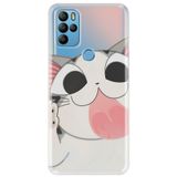 Senada General Mobile Gm 21 Pro Uyumlu İle Uyumlu Kılıf 0.4Mm Lazer Kesim Silikon Kapak Fat Cat