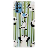 Senada General Mobile Gm 21 Pro Uyumlu İle Uyumlu Kılıf 0.4Mm Lazer Kesim Silikon Kapak Panda Game