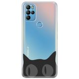 Senada General Mobile Gm 21 Pro Uyumlu İle Uyumlu Kılıf 0.4Mm Lazer Kesim Silikon Kapak Şaşkın Kedi