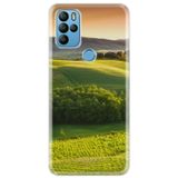Senada General Mobile Gm 21 Pro Uyumlu İle Uyumlu Kılıf 0.4Mm Lazer Kesim Silikon Kapak Yeşil Doğa