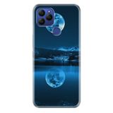 Senada General Mobile Gm 21 Uyumlu İle Uyumlu Kılıf 0.4Mm Lazer Kesim Silikon Kapak Dolunay Deniz