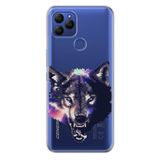 Senada General Mobile Gm 21 Uyumlu İle Uyumlu Kılıf 0.4Mm Lazer Kesim Silikon Kapak Kurt
