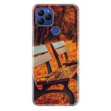Senada General Mobile Gm 21 Uyumlu İle Uyumlu Kılıf 0.4Mm Lazer Kesim Silikon Kapak Love Bank