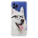 Senada General Mobile Gm 21 Uyumlu İle Uyumlu Kılıf 0.4Mm Lazer Kesim Silikon Kapak Prof Dog