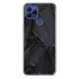 Senada General Mobile Gm 21 Uyumlu İle Uyumlu Kılıf 0.4Mm Lazer Kesim Silikon Kapak Siyah Beton