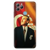 Senada General Mobile Gm 22 / Gm 22S İle Uyumlu Kılıf 0.4Mm Lazer Kesim Silikon Kapak Gs Mustafa Kemal