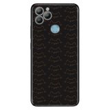 Senada General Mobile Gm 22 / Gm 22S İle Uyumlu Kılıf 0.4Mm Lazer Kesim Silikon Kapak Kedi Çizgi