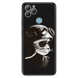 Senada General Mobile Gm 22 / Gm 22S İle Uyumlu Kılıf 0.4Mm Lazer Kesim Silikon Kapak Korsan Kedi