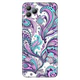 Senada General Mobile Gm 22 / Gm 22S İle Uyumlu Kılıf 0.4Mm Lazer Kesim Silikon Kapak Mavi Mandala,Color1413