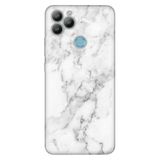 Senada General Mobile Gm 22 / Gm 22S İle Uyumlu Kılıf 0.4Mm Lazer Kesim Silikon Kapak Mermer Stil