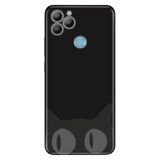Senada General Mobile Gm 22 / Gm 22S İle Uyumlu Kılıf 0.4Mm Lazer Kesim Silikon Kapak Şaşkın Kedi