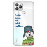 Senada General Mobile Gm 22 Plus İle Uyumlu Kılıf 0.4 Mm Lazer Kesim Silikon Stok:Coffee