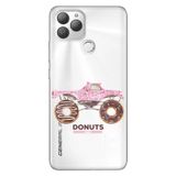 Senada General Mobile Gm 22 Plus İle Uyumlu Kılıf 0.4 Mm Lazer Kesim Silikon Stok:Donut Pick-Up
