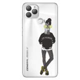Senada General Mobile Gm 22 Plus İle Uyumlu Kılıf 0.4 Mm Lazer Kesim Silikon Stok:Zebra Kolej