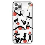 Senada General Mobile Gm 22 Plus İle Uyumlu Kılıf 0.4Mm Lazer Kesim Silikon Pilates