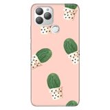 Senada General Mobile Gm 22 Plus İle Uyumlu Kılıf 0.4Mm Lazer Kesim Silikon Stok-Cactus