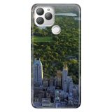 Senada General Mobile Gm 22 Plus İle Uyumlu Kılıf 0.4Mm Lazer Kesim Silikon Stok Central Park