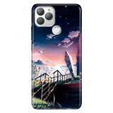 Senada General Mobile Gm 22 Plus İle Uyumlu Kılıf 0.4Mm Lazer Kesim Silikon Stok-Empire State