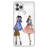Senada General Mobile Gm 22 Plus İle Uyumlu Kılıf 0.4Mm Lazer Kesim Silikon Stok-Fashion Miss