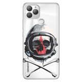 Senada General Mobile Gm 22 Plus İle Uyumlu Kılıf 0.4Mm Lazer Kesim Silikon Stok-İskeletter