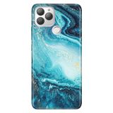 Senada General Mobile Gm 22 Plus İle Uyumlu Kılıf 0.4Mm Lazer Kesim Silikon Stok İşlenmiş Ametist