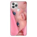 Senada General Mobile Gm 22 Plus İle Uyumlu Kılıf 0.4Mm Lazer Kesim Silikon Stok -Maviş