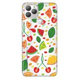 Senada General Mobile Gm 22 Plus İle Uyumlu Kılıf 0.4Mm Lazer Kesim Silikon Stok Meyveler