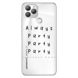 Senada General Mobile Gm 22 Plus İle Uyumlu Kılıf 0.4Mm Lazer Kesim Silikon Stok-Party