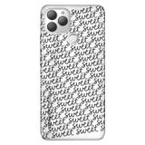 Senada General Mobile Gm 22 Plus İle Uyumlu Kılıf 0.4Mm Lazer Kesim Silikon Stok Sweet Letter