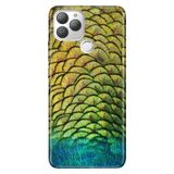 Senada General Mobile Gm 22 Plus İle Uyumlu Kılıf 0.4Mm Lazer Kesim Silikon Stok-Tavus Kuşu