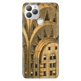 Senada General Mobile Gm 22 Plus İle Uyumlu Kılıf 0.4Mm Lazer Kesim Silikon Stok:Altın Kule