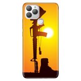 Senada General Mobile Gm 22 Plus İle Uyumlu Kılıf 0.4Mm Lazer Kesim Silikon Stok:Asker