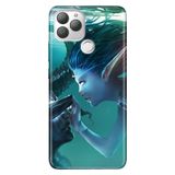 Senada General Mobile Gm 22 Plus İle Uyumlu Kılıf 0.4Mm Lazer Kesim Silikon Stok:Avatar Aşk