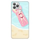 Senada General Mobile Gm 22 Plus İle Uyumlu Kılıf 0.4Mm Lazer Kesim Silikon Stok:Bikini