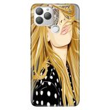 Senada General Mobile Gm 22 Plus İle Uyumlu Kılıf 0.4Mm Lazer Kesim Silikon Stok:Club Girl