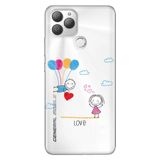 Senada General Mobile Gm 22 Plus İle Uyumlu Kılıf 0.4Mm Lazer Kesim Silikon Stok:Çöp Aşk