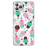 Senada General Mobile Gm 22 Plus İle Uyumlu Kılıf 0.4Mm Lazer Kesim Silikon Stok:Cupcake Shop