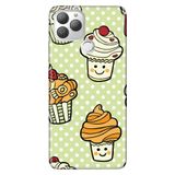 Senada General Mobile Gm 22 Plus İle Uyumlu Kılıf 0.4Mm Lazer Kesim Silikon Stok:Cupcakes
