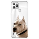 Senada General Mobile Gm 22 Plus İle Uyumlu Kılıf 0.4Mm Lazer Kesim Silikon Stok:Dogo Argentino